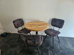 Mango tafel met 3 stoelen, Huis en Inrichting, Complete inboedels, Ophalen of Verzenden