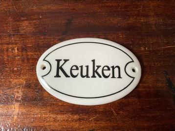 nostalgisch stenen / keramisch deur bordje voor de keuken beschikbaar voor biedingen
