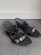 Vintage Y2K kitten heel sandalen met steentjes, Kleding | Dames, Schoenen, Vintage, Vintage, Zo goed als nieuw, Vintage