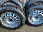 VW velgen staal 15" met winterbanden Vredestein 195/65 R15, Ophalen, 15 inch, Velg(en), Winterbanden