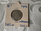 Hele mooie zilveren halve gulden 1904 schaars, Postzegels en Munten, Munten | Nederland, Ophalen of Verzenden, Koningin Wilhelmina