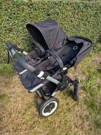 Bugaboo Donkey 3 dubbele kinderwagen., Ophalen, Gebruikt, Verstelbare duwstang, Bugaboo