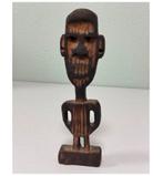 Antiek sculptuur hout gesneden houten voorouderbeeld afrika, Antiek en Kunst, Ophalen of Verzenden