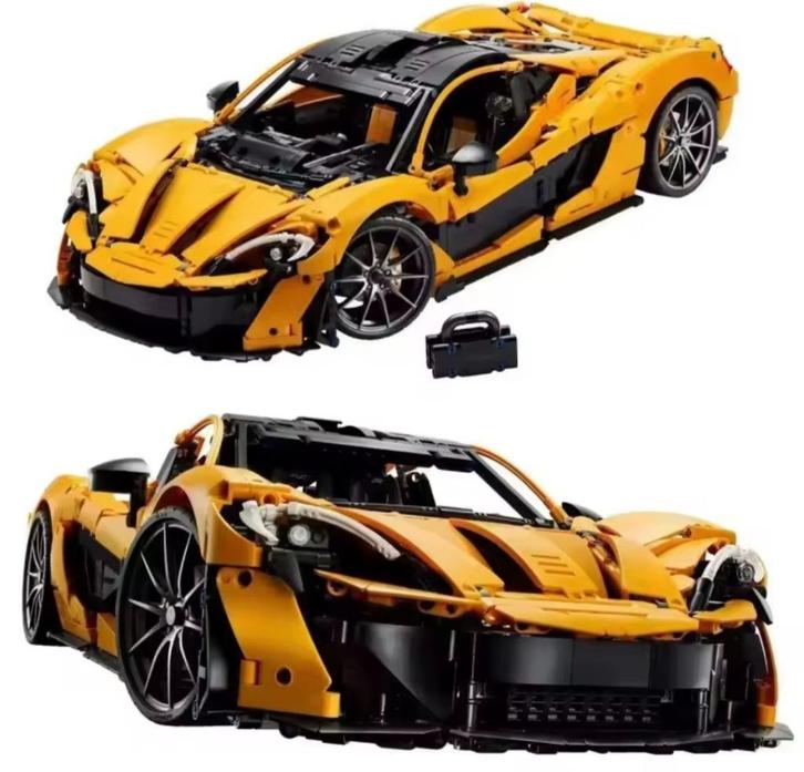 Mcaclaren P1 Sportwagen Geel 60 cm, Hobby en Vrije tijd, Modelauto's | 1:5 tot 1:12, Nieuw, Auto, 1:5 t/m 1:8, Ophalen of Verzenden