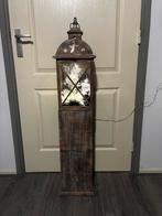 Lantaarn Zuil met Verlichting & Decoratie, Ophalen of Verzenden, Gebruikt, Glas, 75 cm of meer