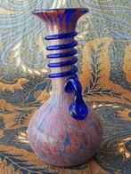 Mooie originele oude vaas uit Engeland van glas 19,5 cm., Antiek en Kunst, Antiek | Vazen, Ophalen of Verzenden
