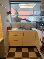 Gratis keuken (zelf demonteren), Huis en Inrichting, Keuken | Complete keukens, Ophalen, Gebruikt, Crème, Hoekkeuken