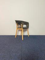 4 x Vergaderstoel Kusch & Co 3000 Njord, donkergrijs / hout, Huis en Inrichting, Ophalen, Gebruikt, Vier, Grijs