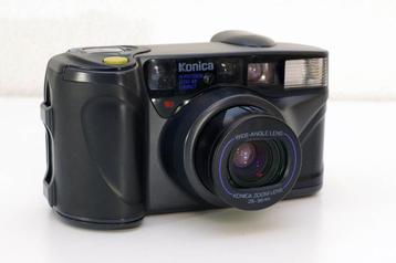 Konica Z-Up 28W 35mm film compactcamera + nieuwe batterij beschikbaar voor biedingen