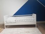 Wit Kinderbed - Zo goed als nieuw, Kinderen en Baby's, Kinderkamer | Bedden, Ophalen, 70 tot 85 cm, 140 tot 160 cm, Zo goed als nieuw