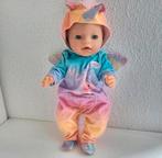 Baby Born kleertjes Regenboog Unicorn Eenhoorn Pak Babyborn, Ophalen of Verzenden, Zo goed als nieuw, Babypop