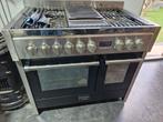 Solitaire fornuis 100cm, Witgoed en Apparatuur, Fornuizen, Ophalen, Gebruikt, 60 cm of meer, Grill