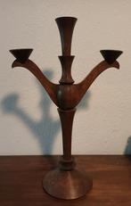 Houten Kaarsen Kandelaar, Ophalen of Verzenden