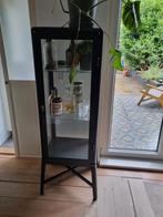 Vitrinekast Ikea antraciet, Huis en Inrichting, Kasten | Vitrinekasten, Ophalen, Met deur(en), 50 tot 100 cm, 150 tot 200 cm
