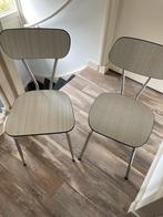 Formica Jaren 60 Stoelen - Set van 2, Ophalen, Gebruikt, Twee, Metaal