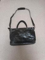 laptoptas zwart leer, Computers en Software, Laptoptassen, Ophalen, 16 inch, Gebruikt, Aktetas