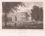 Haarlem Harlem Paviljoen Welgelegen 1858 Staalgravure Terwen, Antiek en Kunst, Ophalen of Verzenden