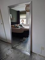 Grote passpiegel met grijze rand, Huis en Inrichting, Woonaccessoires | Spiegels, Ophalen, Zo goed als nieuw, Rechthoekig, 150 tot 200 cm