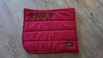 Anky donker rood. Full dressuur, Ophalen, Zo goed als nieuw, Dekje