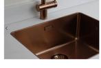Caressi enkele spoelbak - koper 40-40, Huis en Inrichting, Keuken | Keukenelementen, Minder dan 50 cm, Nieuw, Ophalen of Verzenden
