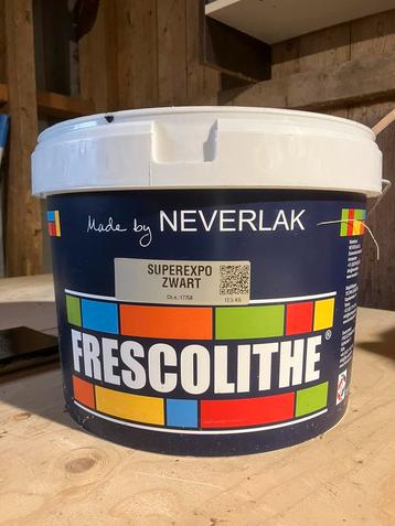 Frescolithe super expo latex zwart 12,5kg beschikbaar voor biedingen