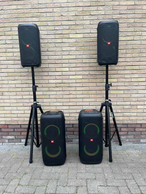 Licht & Geluid Verhuur – Speakers, Verlichting, Rookmachines, Hobby en Vrije tijd, Feestartikelen | Verhuur, Zo goed als nieuw