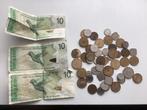 10 gulden Nederlandse Antillen + munten, Ophalen of Verzenden, Buitenland, Munten en Bankbiljetten