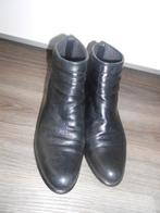 Zwart leren laarsjes - Everybody, Zwart, Ophalen of Verzenden, Zo goed als nieuw, Lage of Enkellaarzen