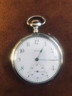 INVAR zilveren zakhorloge diam 5 cm Italië 1906, Sieraden, Tassen en Uiterlijk, Horloges | Antiek, Overige merken, Zakhorloge
