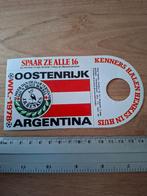 Sticker WK1978 Oostenrijk, Ophalen of Verzenden, Zo goed als nieuw, Sport