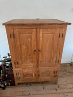 Massief houten kast, Ophalen, Gebruikt, 70 tot 120 cm, 120 tot 170 cm