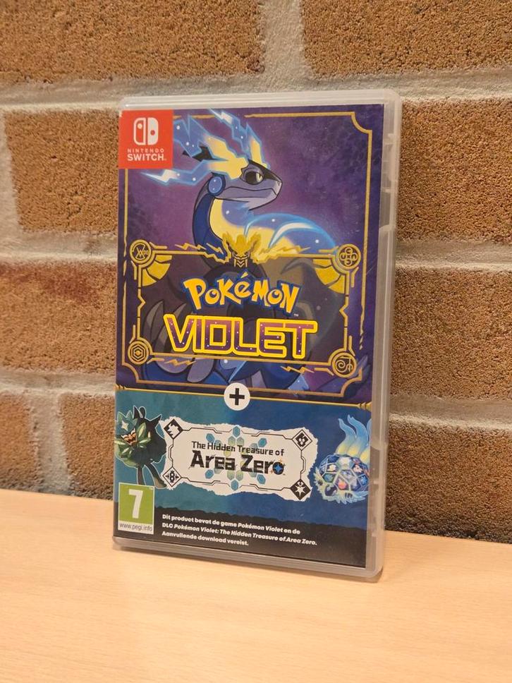 Pokémon Violet + The Hidden Treasure of Area Zero - Switch, Spelcomputers en Games, Games | Nintendo Switch, Zo goed als nieuw