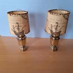 2 nautische koperen olie lampjes, Antiek en Kunst, Antiek | Lampen, Ophalen of Verzenden