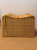 Rieten kruk of voetenbank, Huis en Inrichting, Ophalen, Zo goed als nieuw, Rechthoekig, 50 tot 75 cm