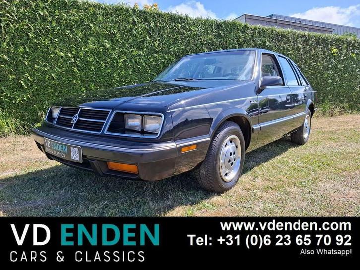 Dodge Lancer EFI Turbo - 1986 - 42ML origineel!, Auto's, Oldtimers, Te koop, Dodge, Benzine, Hatchback, Handgeschakeld, Zwart