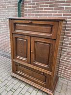 Houten kast met deuren en lades, Gebruikt, Eikenhout, Met lade(s), 150 tot 200 cm