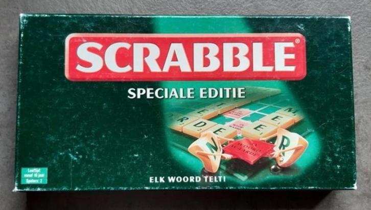 Scrabble Speciale Editie, Bordspel, voor 2 spelers, reisspel, Hobby en Vrije tijd, Gezelschapsspellen | Bordspellen, Zo goed als nieuw