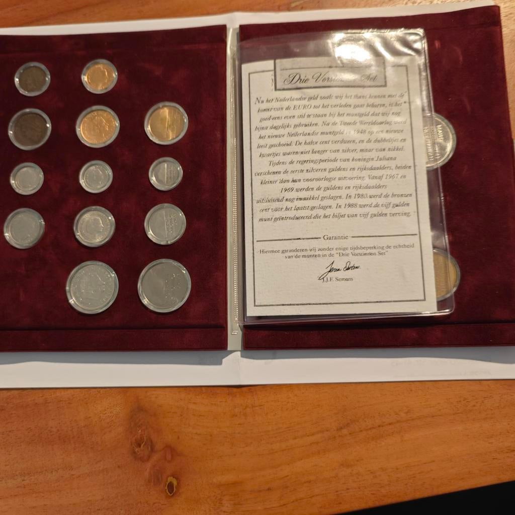 Zeldzaam setje, Drie Vorstinnen, met zilveren munten, Koningin Juliana, Verzenden, Zilver, Overige waardes