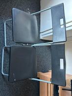 2 Klapstoelen - goedkoop!, Huis en Inrichting, Stoelen, Ophalen, Gebruikt, Twee, Zwart