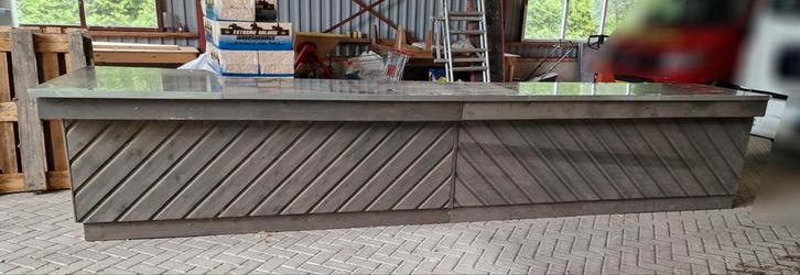 Bar - Balie - Werkbank - Buitenkeuken 5m x 1,25m, Huis en Inrichting, Barren, Gebruikt, Ophalen