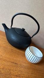 Theepot Bredemeijer Gietijzer 1L met kop, Ophalen of Verzenden, Gebruikt, Gietijzer, Overige typen