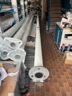 Mooie gebruikte 8 meter vlaggenmast,koord in mast,kantelbaar, Diversen, Vlaggen en Wimpels, Ophalen, Gebruikt