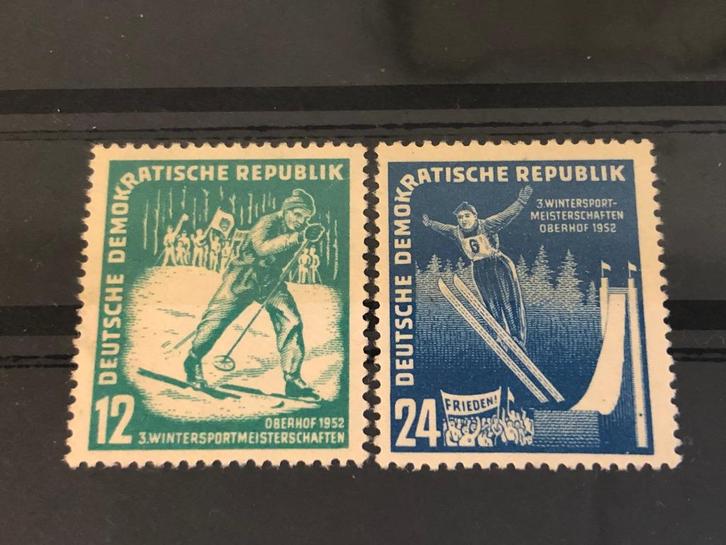 DDR Mi 298-299 1952 postfris, Postzegels en Munten, Postzegels | Europa | Duitsland, Postfris, DDR, Verzenden