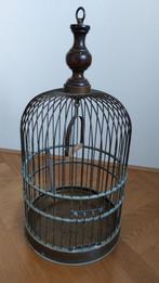 Antieke vogelkooi messing/koper, Antiek en Kunst, Verzenden, Koper