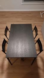 SANDSBERG tafel en stoelen, Huis en Inrichting, Tafels | Eettafels, Ophalen, Overige materialen, 100 tot 150 cm, 50 tot 100 cm