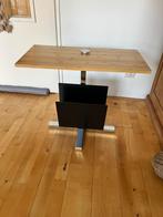 bijzettafel met lectuurbak, Minder dan 55 cm, Ophalen of Verzenden, Zo goed als nieuw, Rechthoekig