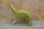 ZGANieuw limegroene Leolux Papageno design fauteuil, Huis en Inrichting, Fauteuils, Leolux, Leolux, Design, 75 tot 100 cm