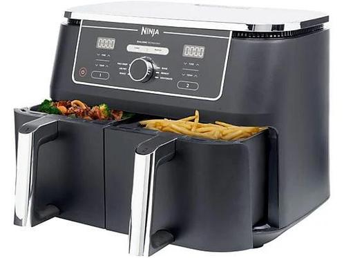 Nieuw in doos: Ninja Airfryer XXL 9,5L DualZone, Witgoed en Apparatuur, Airfryers, Nieuw, Airfryer XXL, 1500 gram of meer, Ophalen of Verzenden