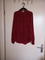 Rood zwarte blouse van H&M - Maat xs, Kleding | Dames, Blouses en Tunieken, H&M, Ophalen of Verzenden, Maat 34 (XS) of kleiner