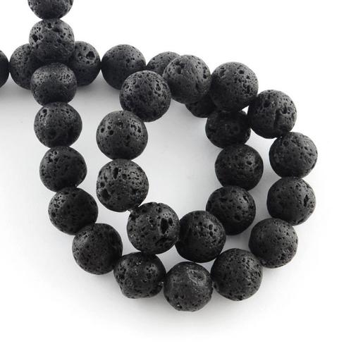 Vanaf € 1,95 Snoer kralen lava 4, 6, 8, 10 en 12 mm., Hobby en Vrije tijd, Kralen en Sieraden maken, Nieuw, Kraal, Verzenden